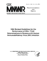 Morbidity and Mortality Weekly Report Recommendations and Reports March 4 1994  Vol 43  No RR3