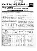 Morbidity and Mortality Weekly Report Vol 10 No 43 for Release November 3 1961