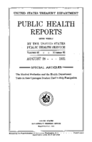 Public Health Reports  v 56 no 35  cover