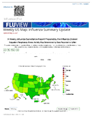 FluView Weekly US Map Influenza Summary Update