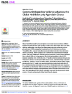 Communitybased surveillance advances the Global Health Security Agenda in Ghana