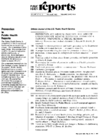 Public Health Rep  v 97 no 3  Masthead