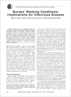 Nurses Working Conditions Implications for Infectious Disease1