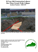 38 YearOld Construction Laborer Dies When Trench Walls Collapse