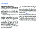 World Stroke Day  October 29 2013
