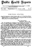 Public health reports  v 13 no 31 August 5 1898