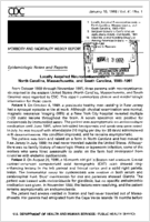MMWR Morbidity and Mortality Weekly Report January 10 1992  Vol 41  No 1