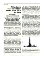 Waterborne Toxoplasmosis Brazil from Field to Gene