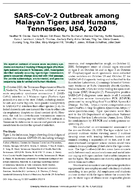 SARSCoV2 Outbreak among Malayan Tigers and Humans Tennessee USA 2020