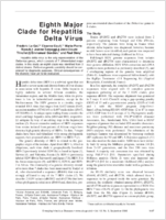 Eighth Major Clade for Hepatitis Delta Virus