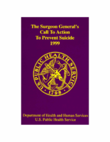 The Surgeon Generals Call to Action to Prevent Suicide 1999