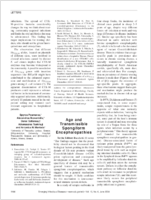 Age and Transmissible Spongiform Encephalopathies