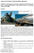 Unrestrained Custom Spray Applicator Died When Ejected From a SelfPropelled Sprayer After Sprayer Struck an Oncoming SemiTruck Trailer