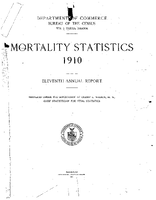 Mortality Statistics 1910