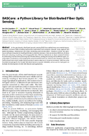 DASCore A Python Library for Distributed Fiber Optic Sensing