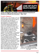 Line of Duty Death Report F202303 Career Firefighter Dies While Trapped During Overpressure Events in a MixedUse Structure  New York