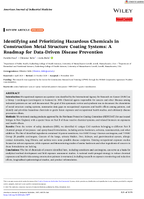 Identifying and Prioritizing Hazardous Chemicals in Construction Metal Structure Coating Systems A Roadmap for DataDriven Disease Prevention
