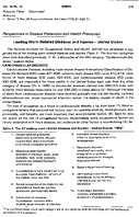 Perspectives in Disease Prevention and Health Promotion Leading WorkRelated Diseases and Injuries  United States Cardiovascular Diseases