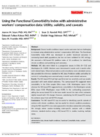 Using the Functional Comorbidity Index with Administrative Workers Compensation Data Utility Validity and Caveats