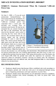 Lineman Electrocuted When He Contacted 7200volt Power Line