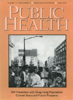 Public Health Reports  v 113 Suppl 1  cover