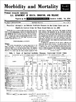 Morbidity and Mortality Weekly Report For release February 28 1958 Vol 7 No 8