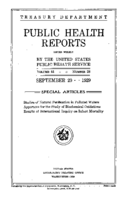 Public Health Reports  v 44 no 38  cover