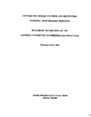 Record of the meeting of the Advisory Committee on Immunization Practices  February 2425 2004