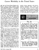 Cancer morbidity in the United States