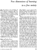 Stakes in nuclear power