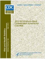 2013 NCHS UrbanRural Classification Scheme for Counties