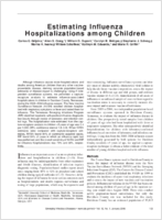 Estimating Influenza Hospitalizations among Children