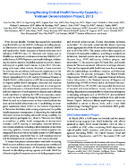 Strengthening Global Health Security Capacity  Vietnam Demonstration Project 2013