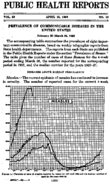 Weekly Reports for APRIL 15 1938