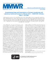 Hospitalization Rates and Characteristics of Patients Hospitalized with Laboratoryconfirmed Coronavirus Disease 2019  COVIDNET 14 States March 130 2020