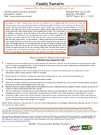 Fatality Narrative Laborer RunOver by Backing Dump Truck