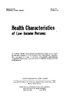 Health Characteristics of LowIncome Persons