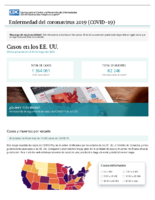Casos de enfermedad del coronavirus COVID19 casos en los EE UU last updated on May 13 2020