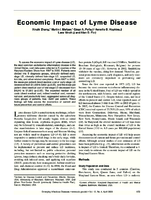 Economic Impact of Lyme Disease