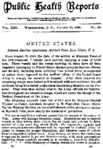 Public health reports  v 13 no 33 August 19 1898