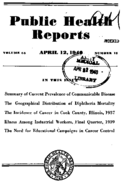 Public Health Reports  v 55 no 15  cover