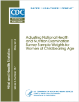Adjusting National Health and Nutrition Examination Survey Sample Weights for Women of Childbearing Age