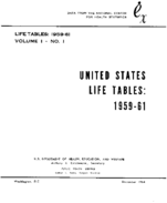 United States life tables 195961