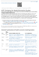 ACIP Guidance for Health Economics Studies