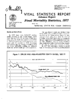 Advance report  Final mortality statistics 1977