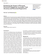 Evaluating the Impact of Personal Protective Equipment on Ladder Task Accuracy and Perceived Ergonomics