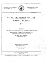 Vital Statistics of the United States 1944 Part I