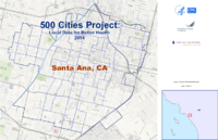 500 Cities Project Local Data for Better Health 2014 Santa Ana CA