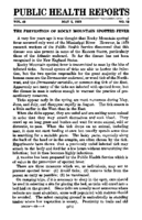 Weekly Reports for MAY 5 1933