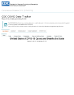 United States COVID19 cases and deaths by state reported to the CDC since January 21 2020 COVID19 death rate in the US reported to the CDC by stateterritory deaths per 100000 Aug 30 2020